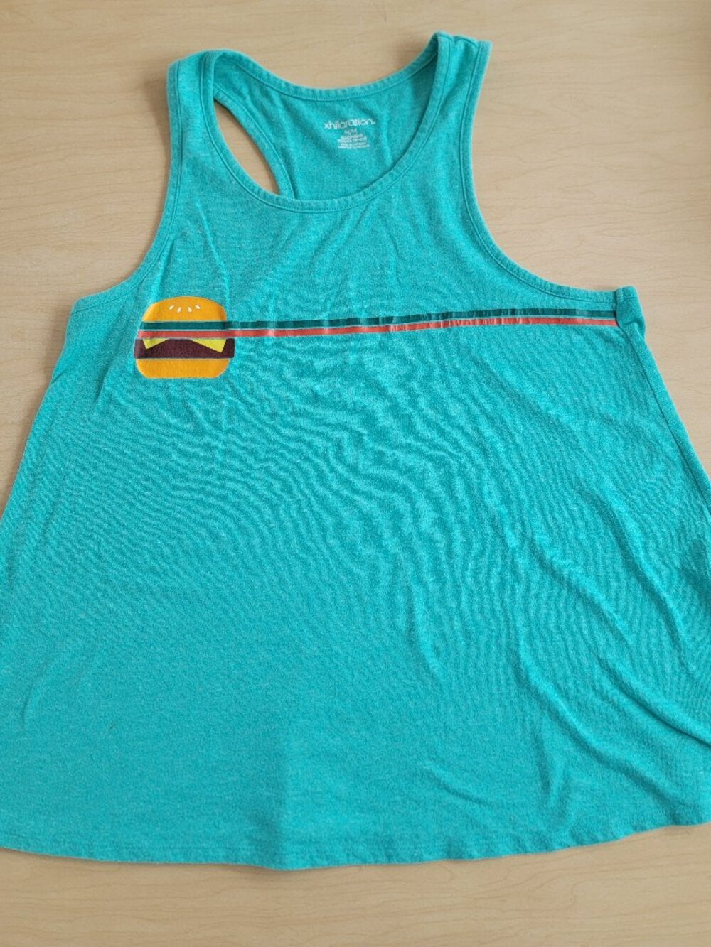 xhilaration Sleepwear Tank Top Cheeseburger Graphic Medium